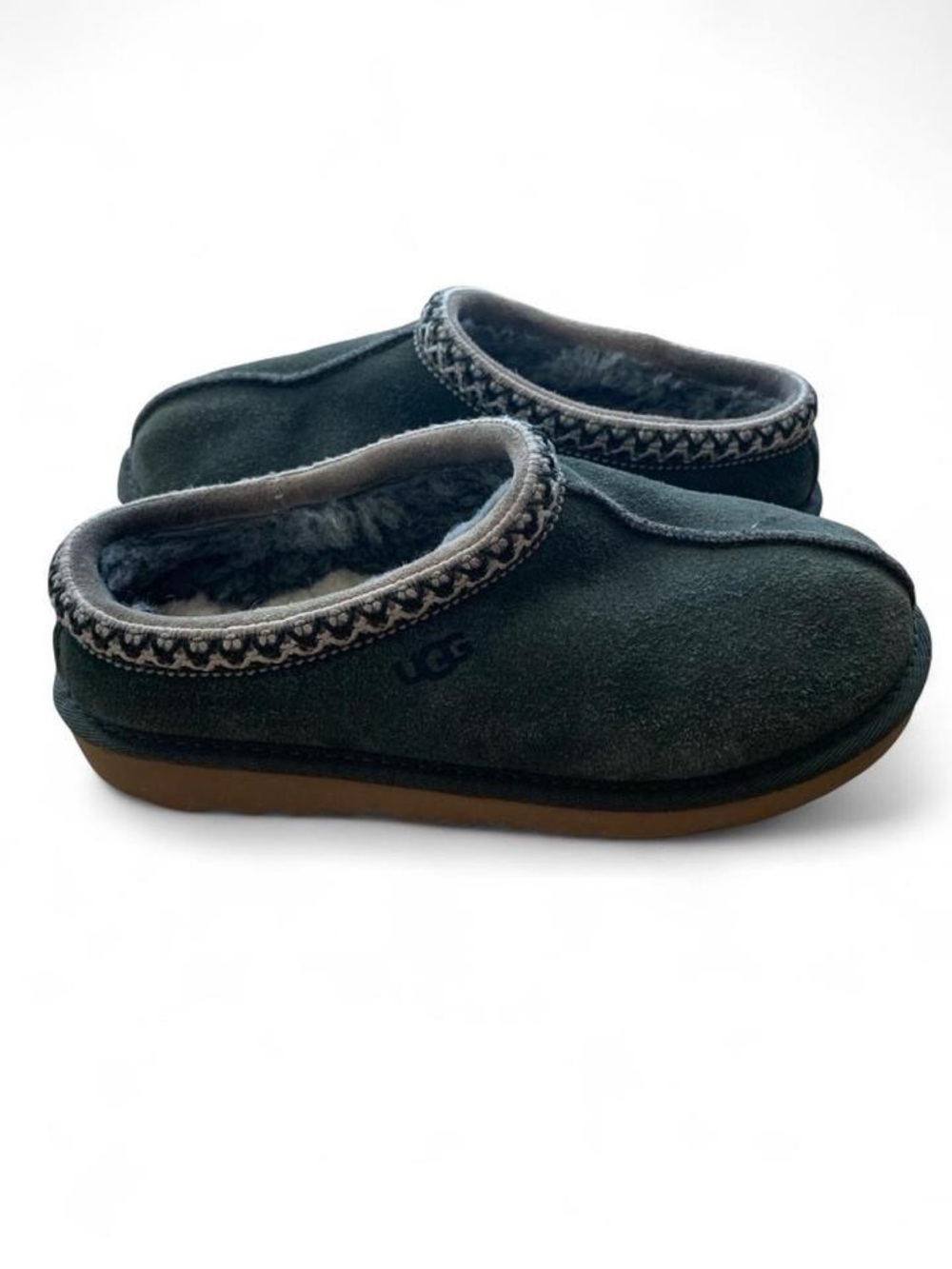 UGG Tasman Slippers Burnt Olive Green Size 4Y / Women’s 6